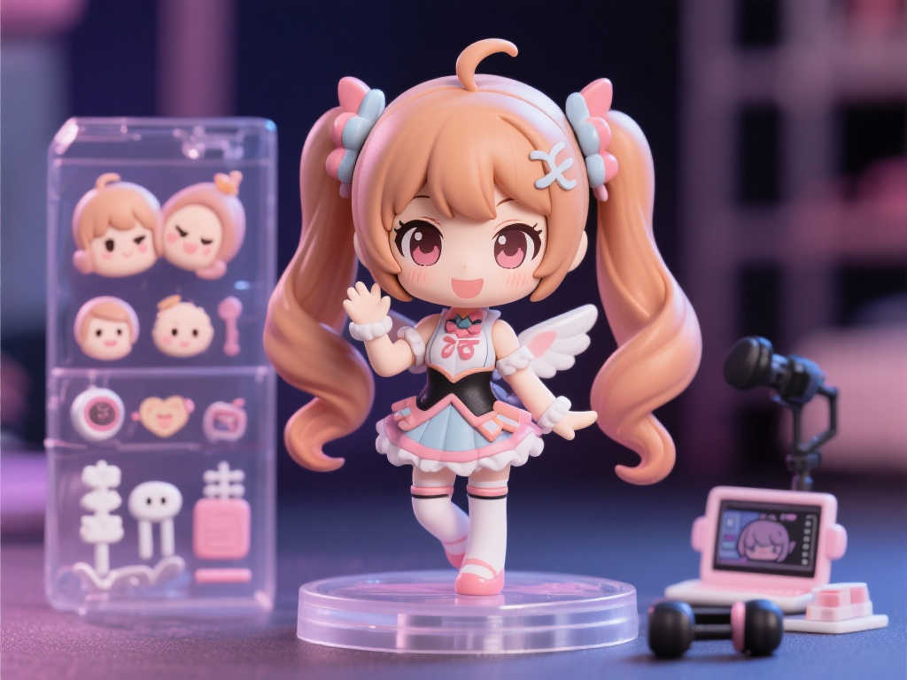 GSC推出《主播女孩重度依赖》天使酱超萌黏土人手办