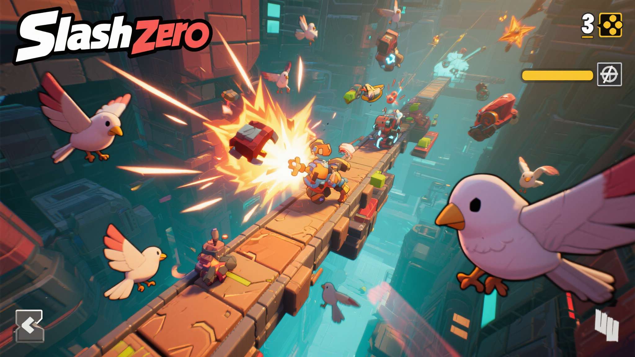 3D横板动作肉鸽《SlashZero》27号首测！5000 个测试资格，先到先得！